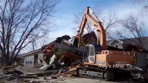 demo house with a skid steer backhoe bucket|Advice on demoing an old house .